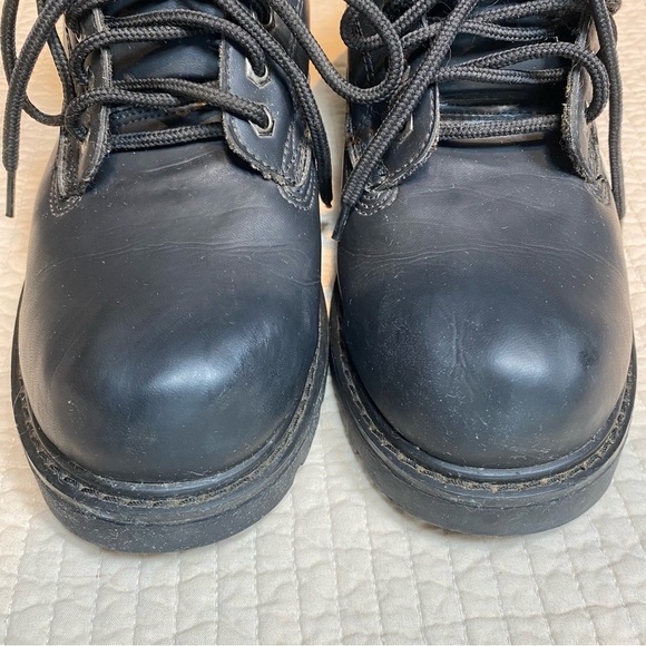 WWF The Rock Men’s Black Work Boots. Size 10 M - Picture 5 of 13